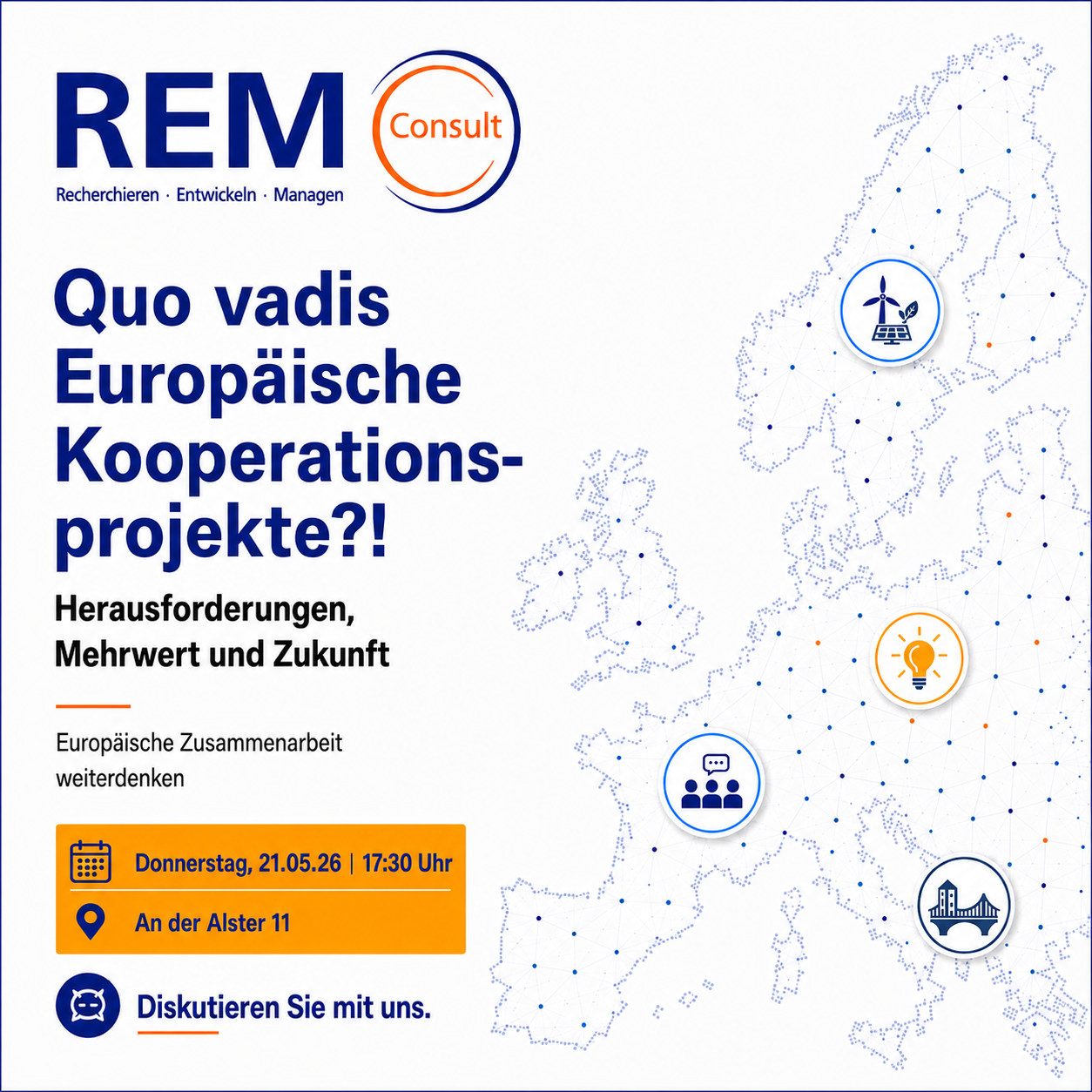 REM Consult bei der Langen Nacht Europas 2026